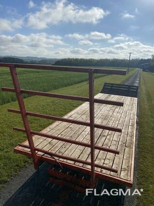 25ft 4 Wheel Bale Trailer For Sale