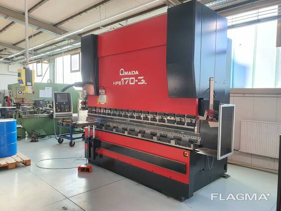 CNC bending machine. Hydraulic press brake Amada 170-3