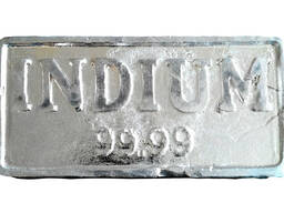 Indium ingot | metaal indium handelsmerk InOO GOST 10297-94